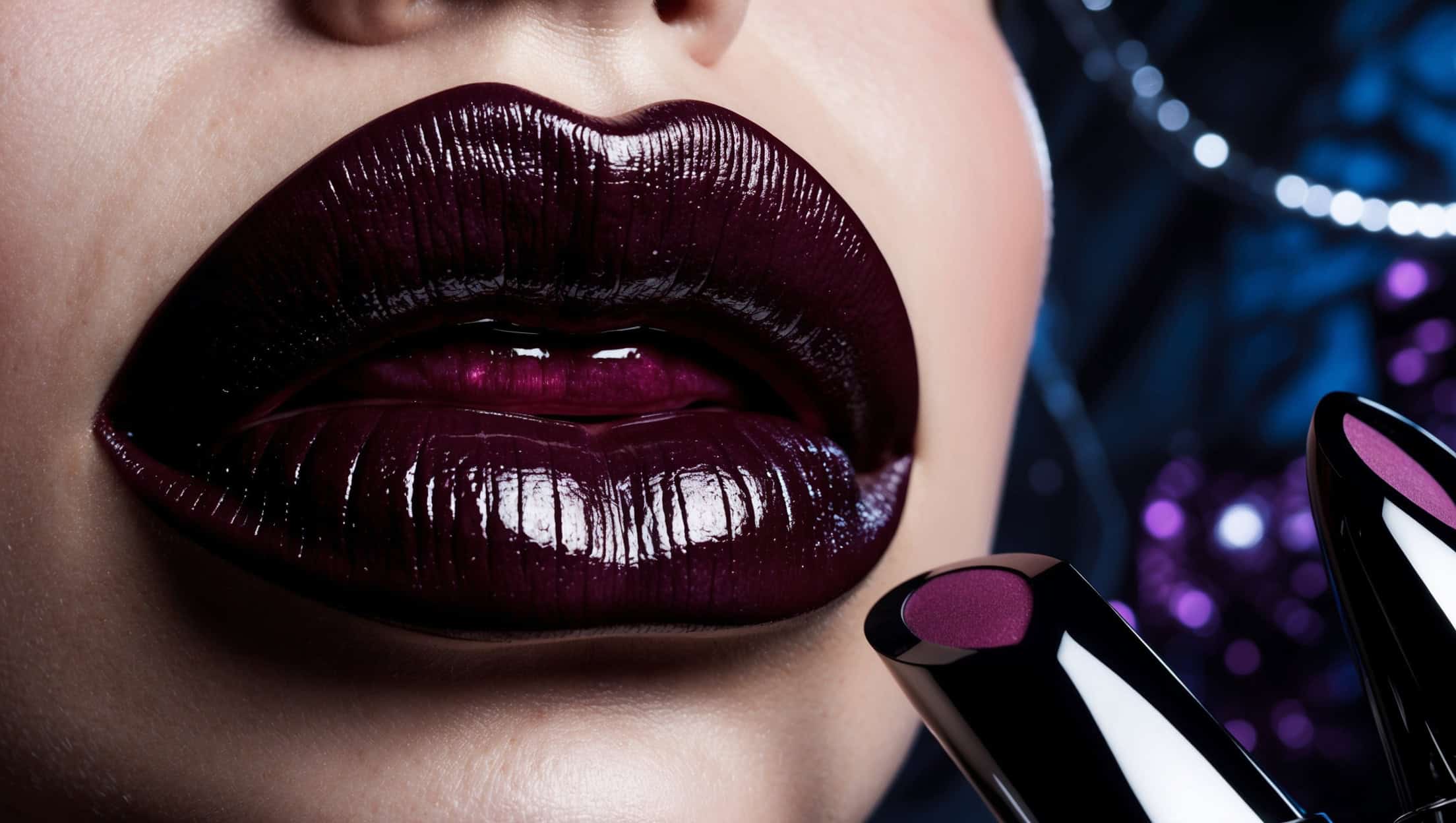 Dunkle Lippen: Der Glamour der Geheimnisse und die Kunst der verführerischen Farben